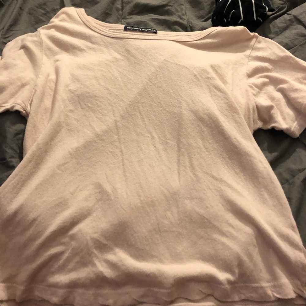 light pink shortsleeve BRANDY MELVILLE